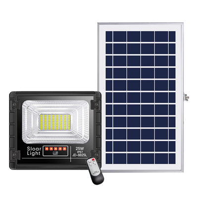25w 150w 300 ওয়াট সোলার ফ্লাড লাইট 80lm/w 3.7V আউটডোর সোলার চালিত সিকিউরিটি লাইট