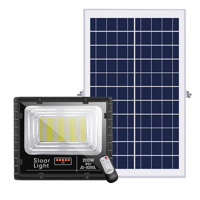 25w 150w 300 ওয়াট সোলার ফ্লাড লাইট 80lm/w 3.7V আউটডোর সোলার চালিত সিকিউরিটি লাইট