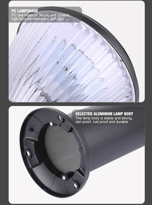 35/65/85CM স্টেইনলেস স্টীল LED সোলার গার্ডেন লাইট 6500LM সাপোর্ট ডিমার