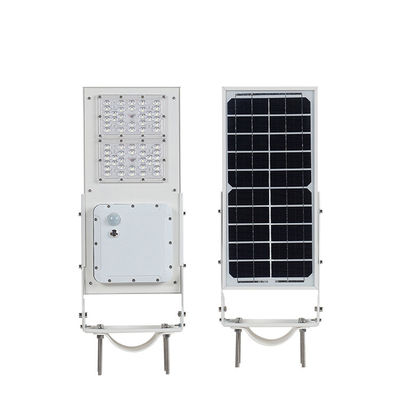 হাই লুমেন 7.4V 15W 30w অল ইন ওয়ান সোলার স্ট্রিট লাইট 6000K আউটডোর সোলার স্ট্রিট ল্যাম্প