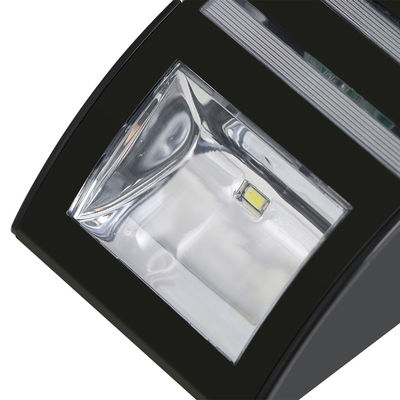 কালো 120LM LED সোলার সেন্সর ওয়াল লাইট আউটডোর 8-10 ঘন্টা কাজের সময়
