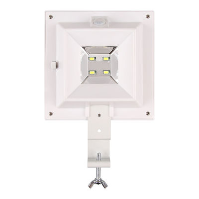 মোশন সেন্সর সহ সুপার ব্রাইট 6000K 4Pcs LED সোলার ফেন্স ওয়াল লাইট