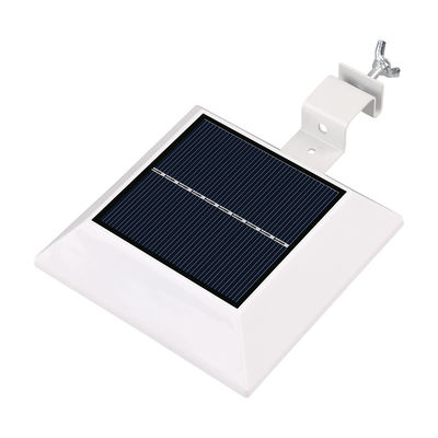 মোশন সেন্সর সহ সুপার ব্রাইট 6000K 4Pcs LED সোলার ফেন্স ওয়াল লাইট