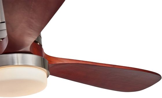EMC হোম হোটেল 220v 1320MM কাঠ সিলিং ফ্যান লাইট তিন গতি কাস্টমাইজড