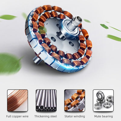 আধুনিক ম্যাট ব্রাউন 120V 60w 52 ইঞ্চি ক্রিস্টাল সিলিং ফ্যান লাইট ইউরোপিয়ান স্টাইল