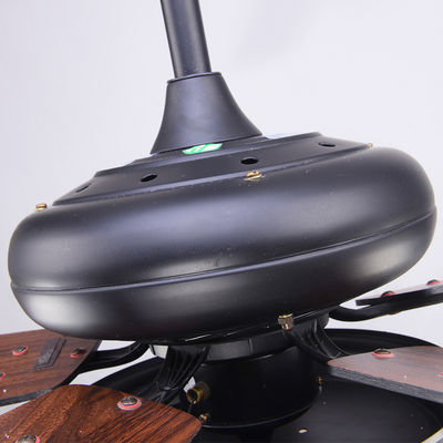 ওয়েস্টিং হাউস 52cm 110AC কালো ক্রিস্টাল সিলিং ফ্যান লাইট 5 ব্লেড 3 ল্যাম্পশেড