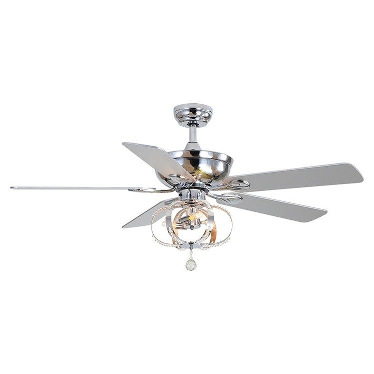 রেস্তোরাঁর জন্য 80Ra 65W 52 ইঞ্চি রিমোট কন্ট্রোল সিলিং ফ্যান বাণিজ্যিক সিলিং ফ্যান