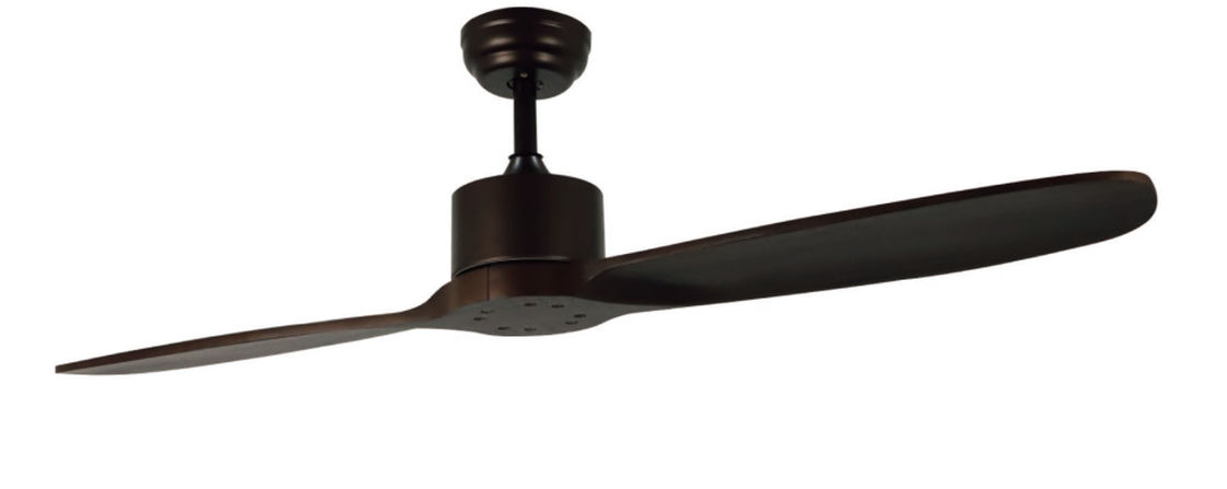 52&quot; সলিড উড পাওয়ার 220v ডিসি মোটর কফি রিমোট কন্ট্রোল সিলিং ফ্যান লাইট