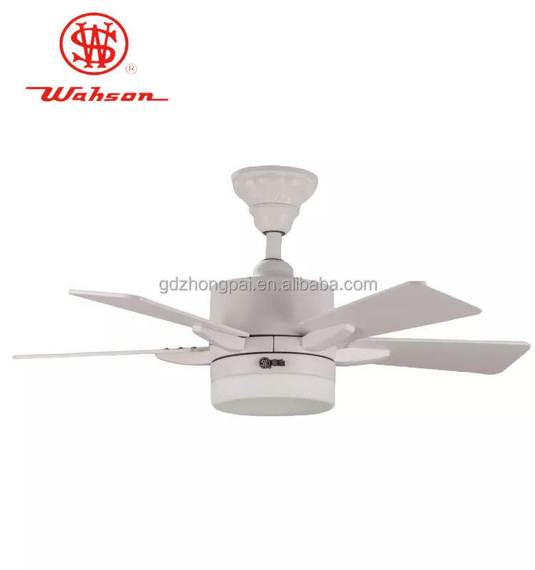 36 ইঞ্চি ডিমেবল LED সিলিং ফ্যান 5 প্লাইউড উপাদান সাদা রঙ