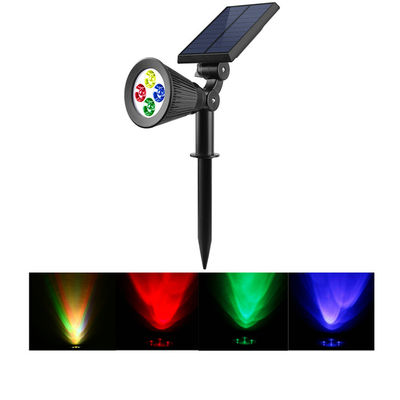 5000K RGB কালার চেঞ্জিং সোলার ল্যান্ডস্কেপ লাইট IP44 200 লুমেন সোলার পাথ লাইট
