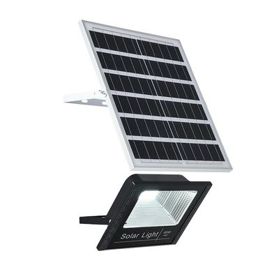 রোড জিম গার্ডেনের জন্য সুপার ব্রাইট 1560LM 100W LED সোলার ফ্লাড লাইট 6500K